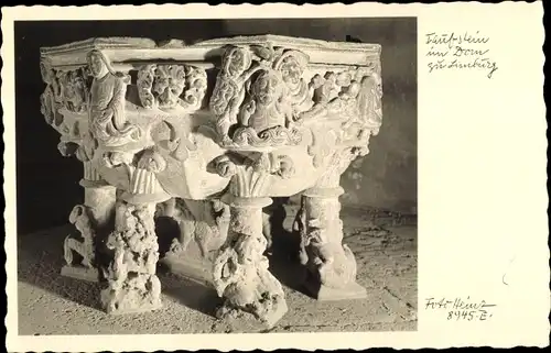 Ak Limburg an der Lahn, Taufstein, Dom zu Limburg