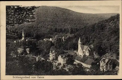 Ak Schlangenbad im Taunus Hessen, Blick von Osten