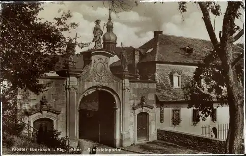 Ak Eltville am Rhein Hessen, Kloster Eberbach, Sandsteinportal