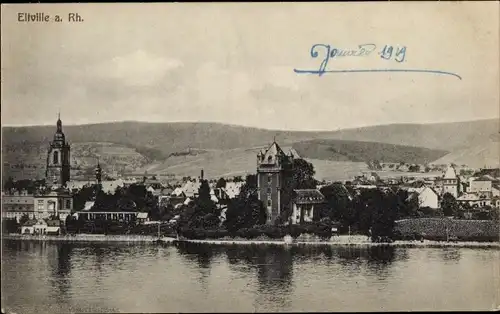 Ak Eltville am Rhein Hessen, Panorama