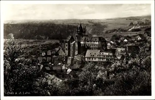 Ak Diez an der Lahn, Panorama