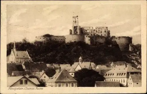 Ak Königstein im Taunus, Ruine