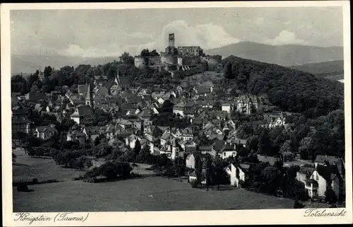 Ak Königstein im Taunus, Totalansicht