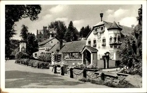 Ak Rettershof Kelkheim im Taunus, Straßenpartie, Klostergut