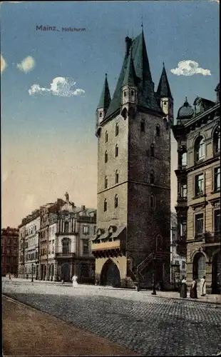 Ak Mainz am Rhein, Holzturm