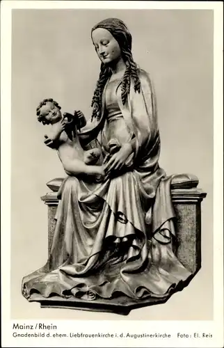 Ak Mainz am Rhein, Gnadenbild, Liebfrauenkirche, Augustinerkirche