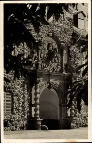 Ak Bad Homburg vor der Höhe, Blick auf das Schlossportal
