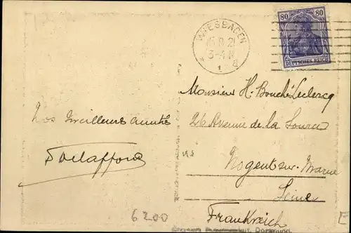 Ak Wiesbaden in Hessen, Römertor