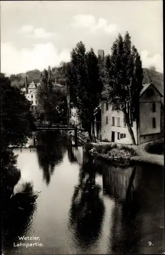 Ak Wetzlar an der Lahn, Lahnpartie, Brücke