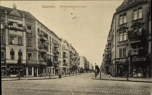Ak Berlin Spandau, Weißenburgerstraße