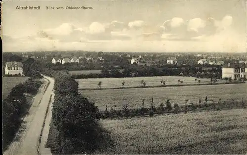 Ak Hamburg Wandsbek Rahlstedt Altrahlstedt, Totalansicht, Ohlendorffturm