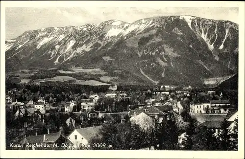 Ak Reichenau an der Rax Niederösterreich, Gesamtansicht
