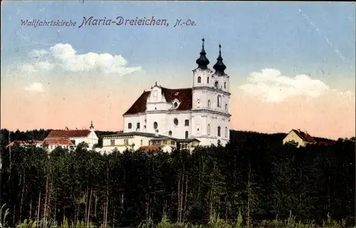 Ak Maria Dreieichen Rosenburg Mold in Niederösterreich, Wallfahrtskirche Maria Drei Eichen