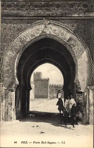 Ak Fez Fez Marokko, Porte Bab-Segma