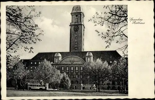 Ak Berlin Spandau, Rathaus