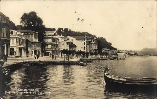 Ak Konstantinopel Istanbul Türkei, Vue de Buyukdere au Bosphore