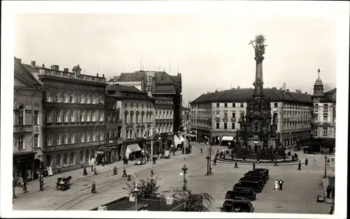 Ak Olomouc Olmütz Stadt, Masarykplatz