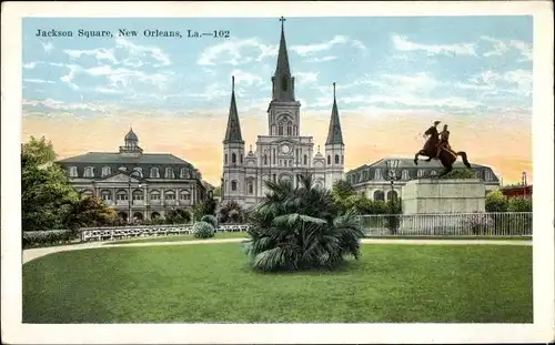 Ak New Orleans Louisiana USA, Jackson Square