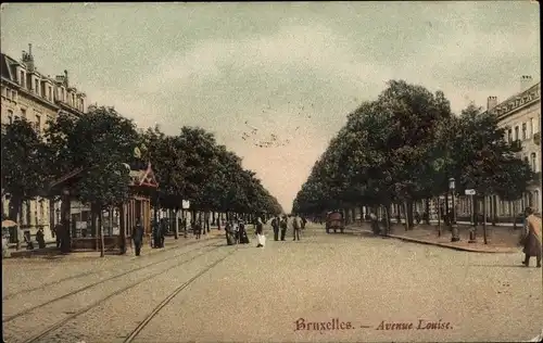 Ak Bruxelles Brüssel, Avenue Louise
