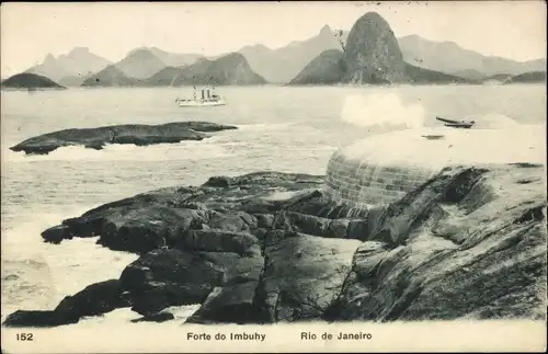 Ak Rio de Janeiro Brasilien, Forte do Imbuhy