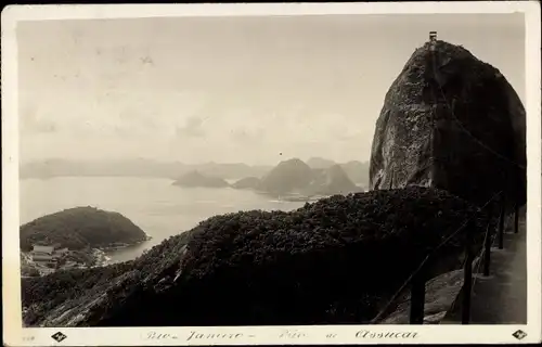 Ak Rio de Janeiro Brasilien, Pao de Acucar, Zuckerhut
