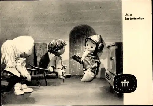 Ak Unser Sandmännchen als Raumfahrer, Kinder, DDR Deutscher Fernsehfunk, S 30/64