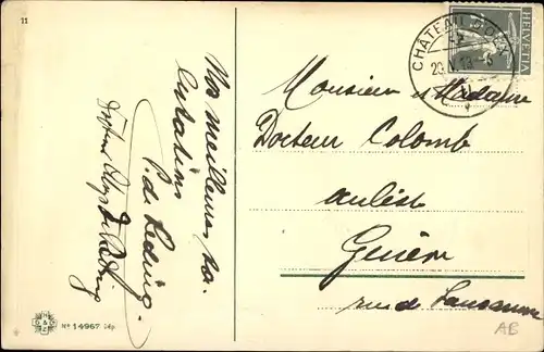 Präge Ak Großbritannien, Landesflagge