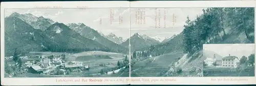 Klapp Ak Medraz im Stubaital Medratz Fulpmes in Tirol, Panorama, Bade-Etablissement