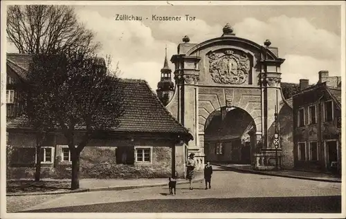 Ak Sulechów Züllichau Ostbrandenburg, Krossener Tor