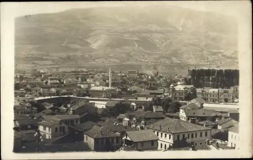 Ak Skopje Üsküb Mazedonien, Gesamtansicht