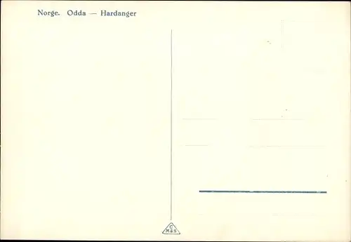 Ak Odda Norwegen, Hardanger, Dampfer