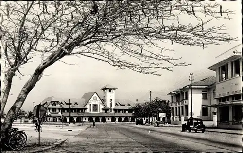 Ak Pointe Noire Republik Kongo, Bahnhof