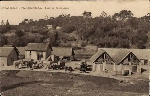 Ak Fianarantsoa Madagaskar, Gare de Charrettes