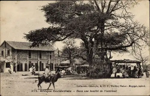 Ak Togo Westafrika, Teil im Gasthaus