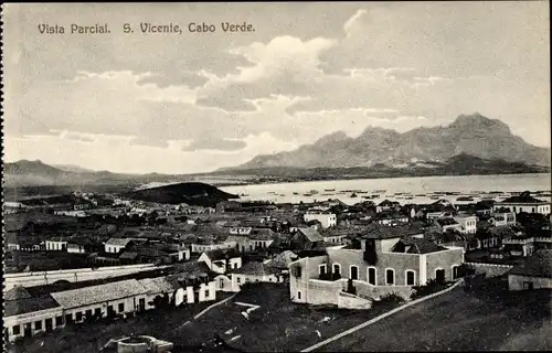 Ak São Vicente Cabo Verde Kap Verde, Teilansicht