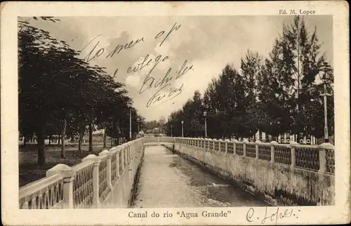 Ak São Tomé St. Thomé, Kanal, Fluss Agua Grande