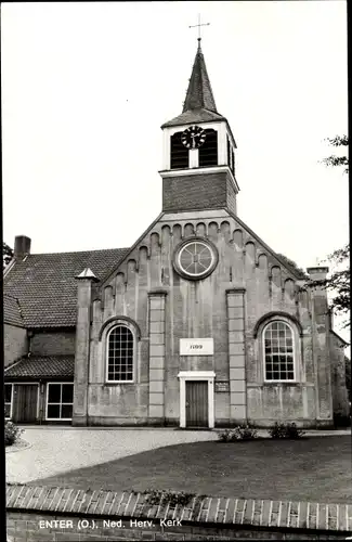 Ak Enter Overijssel, Ned. Herv. Kirche