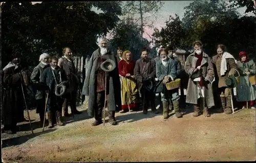 Ak Dziady z odpustu, Polen in Trachten