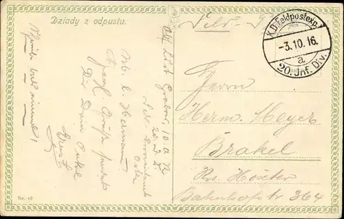 Ak Dziady z odpustu, Polen in Trachten