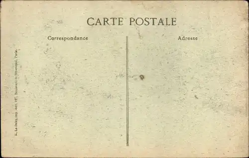 Ak La Courneuve Seine Saint Denis, Catastrophe 1918