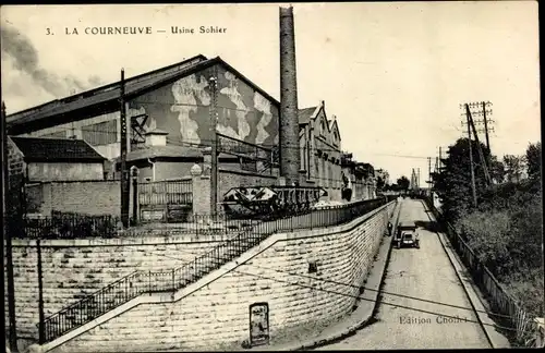 Ak La Courneuve Seine Saint Denis, Usine Sohier