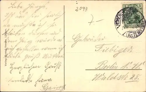 Ak Lychen in der Uckermark, Totalansicht