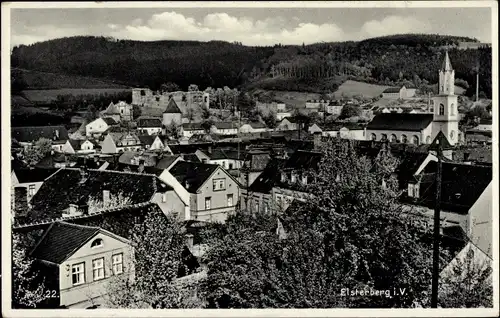 Ak Elsterberg im Vogtland, Totalansicht