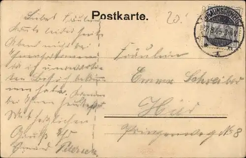Passepartout Ak Braunschweig in Niedersachsen, Siegesplatz, Fächer