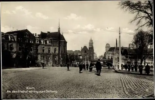 Ak Essen im Ruhrgebiet, Am alten Friedhof, Huyssen Stiftung