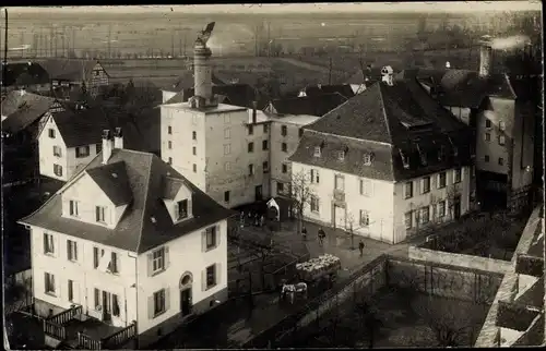 Foto Ak Ebersheim Bas Rhin, Teilansicht, Wohnhäuser