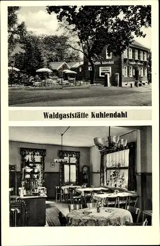 Ak Velbert im Rheinland, Waldgaststätte Kuhlendahl, Speiseraum