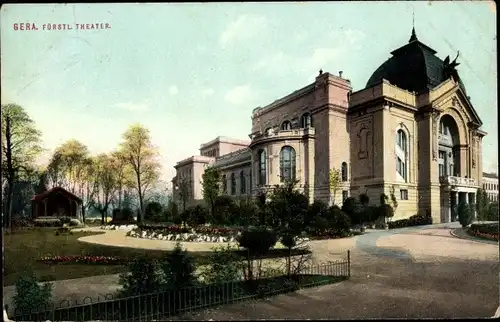 Ak Gera in Thüringen, Fürstliches Theater