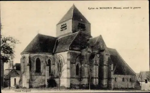 Ak Morsain Aisne, Die Kirche