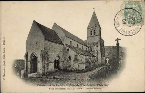 Ak  Presles-et-Thierny Aisne, Kirche